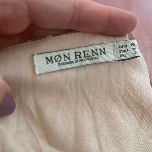 Mon-Renn Anthropologie wildflower boho maxi dress size medium - Picture 11 of 11